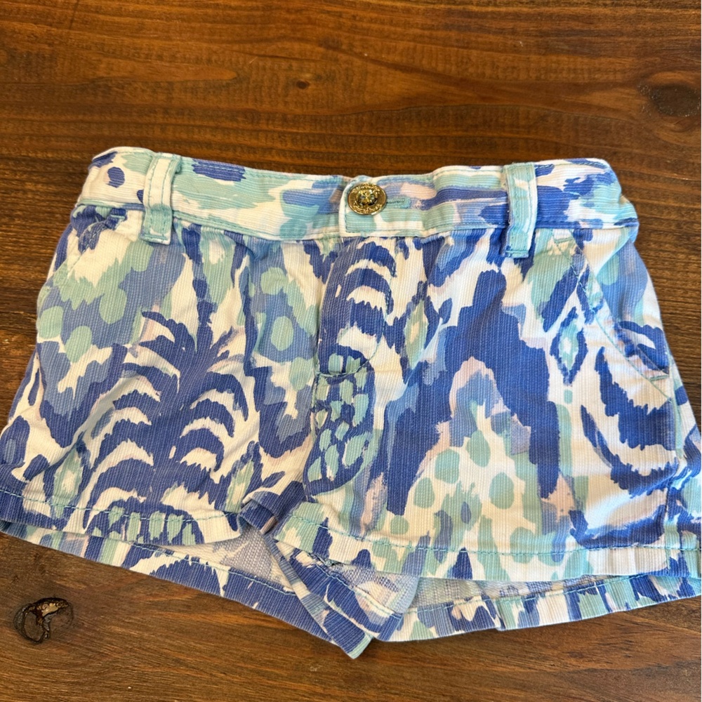 Blue Patterned Lilly Pulitzer toddler’s Shorts